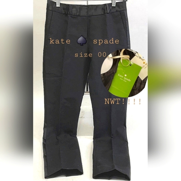kate spade Pants - BRAND NEW!! TAGS!Kate Spade ♠️ Jackie Tuxedo Silk Cotton Blend Pant Size 00